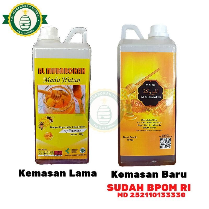 

Madu Al Mubarokah Asli 100% madu murni 1 kg
