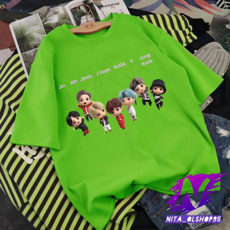 kaos anak tinytan bts baju tinytan