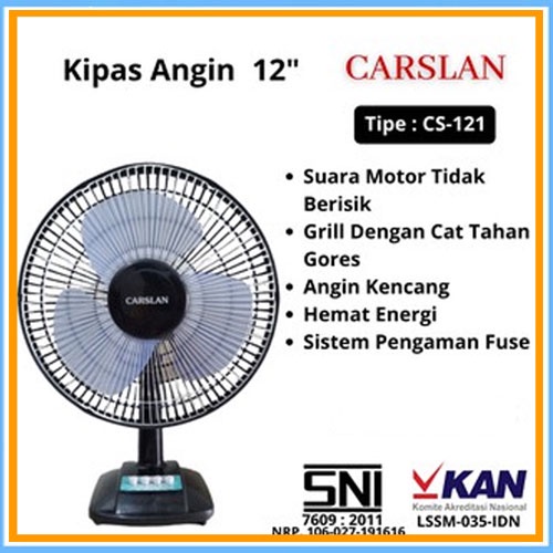 kipas angin Carslan Desk fan 12 inch 2in1 original new promo