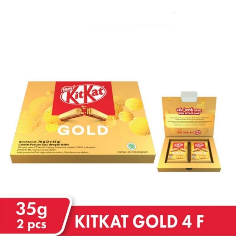 

Coklat KitKat Gold 2 x 35gr Kit Kat Cokelat white Chocolate Delfi Chinese New Year Koin Emas Shio Naga Kelinci Imlek Ulang Tahun Cina China Gold Coins Hadiah Parsel Parcel Hampers Kado Big Coin Angpao angbao CNY LNY Dragon Bunny Rabbit Lunar New Year Sale