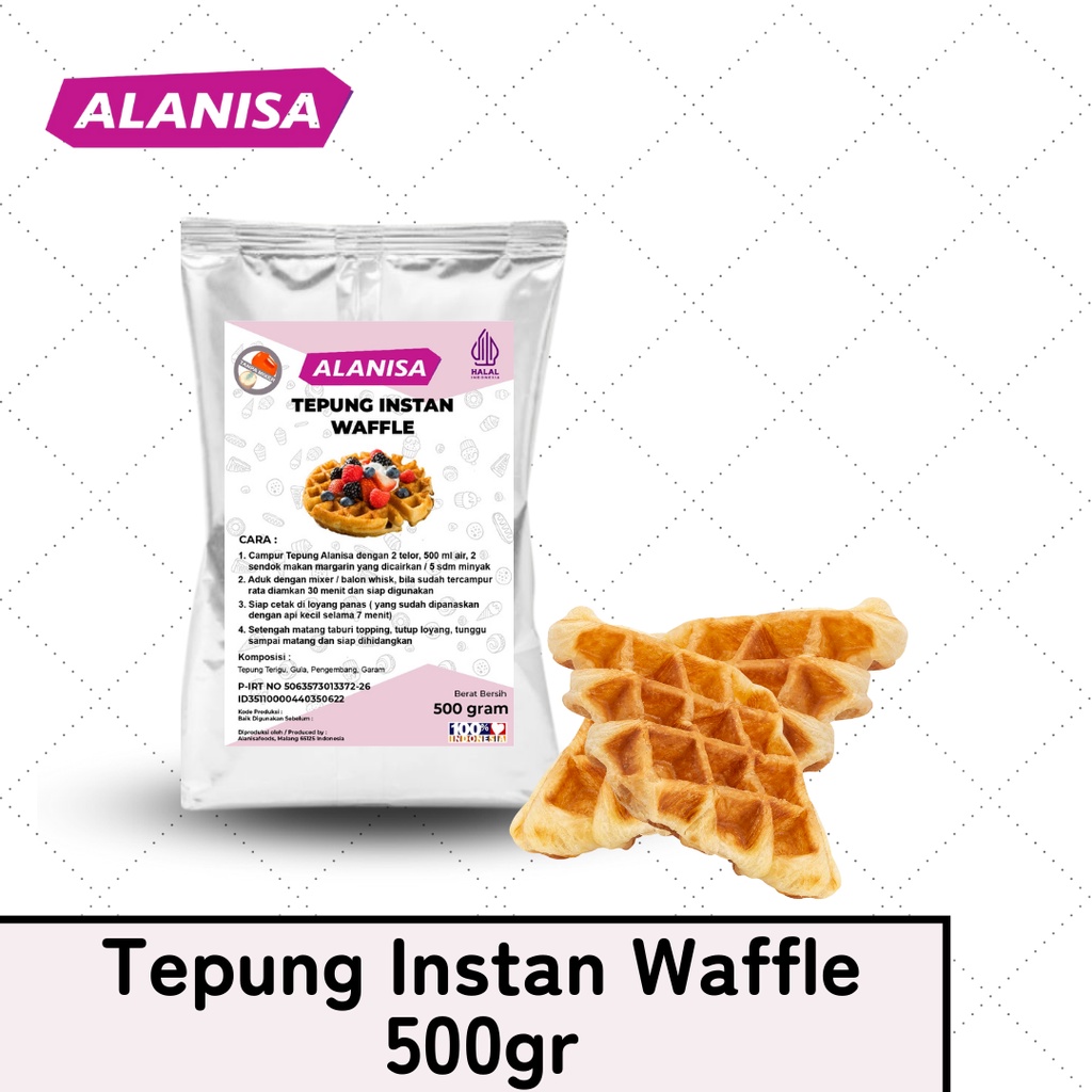 

Tepung Instan Waffle 500gr