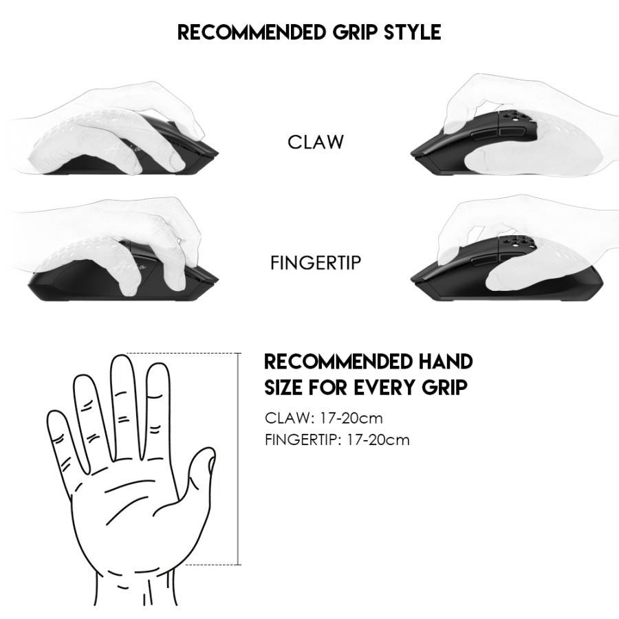 Mouse Fantech XD7 Aria Wireless Gaming 3in1 Connection - White Putih