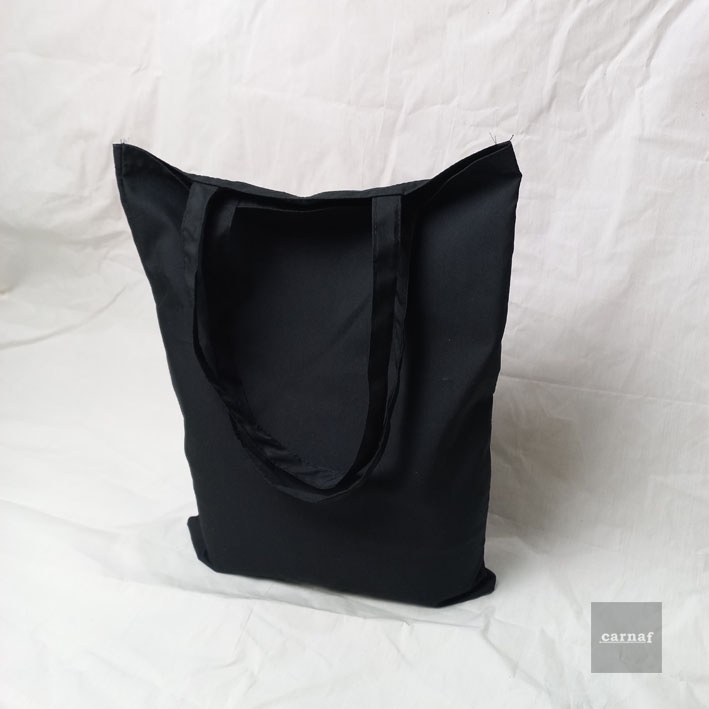 Tote Bag / Goodie Bag / Tas Jinjing / Tas Travel Hitam Polos 30 x 40
