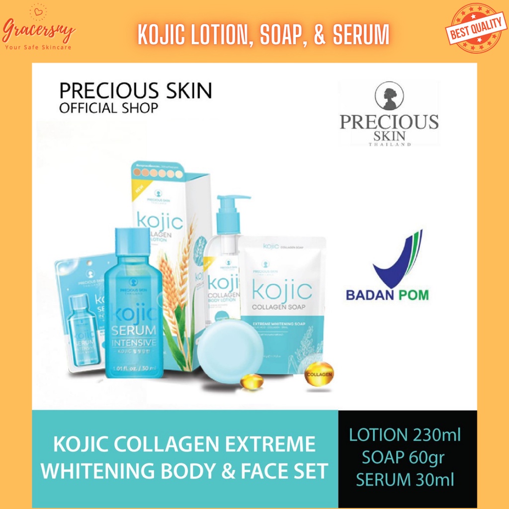 Jual Precious Skin Thailand Kojic Collagen Extreme Whitening Body