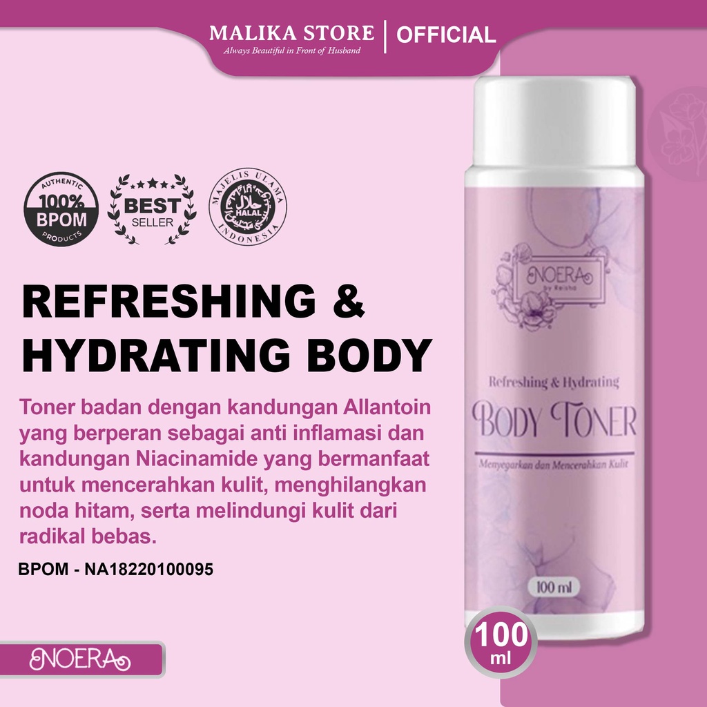 Noera Toner Glowing Face Kulit Bpom Whitening Original Cream Acne Jerawat Serum Acid Anti Moisturize