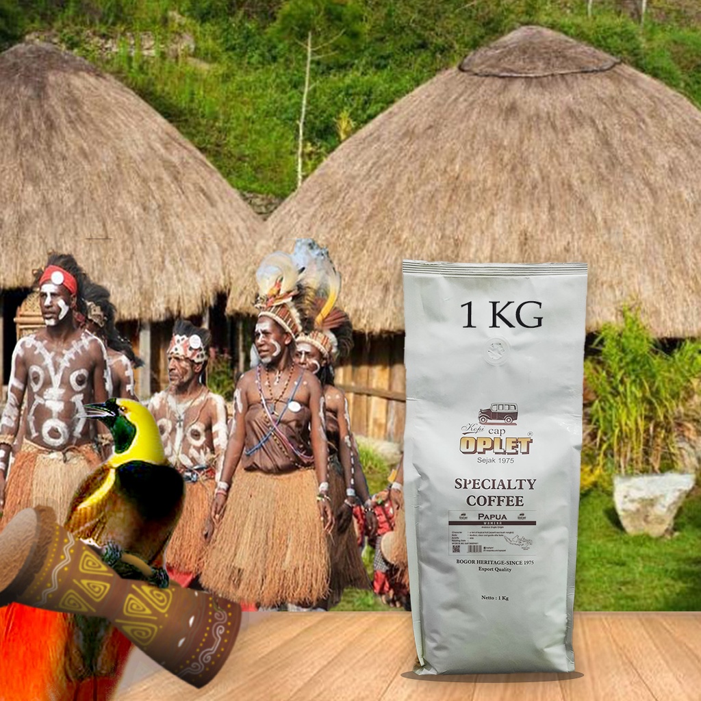 

KOPI OPLET SPECIALTY COFFEE - PAPUA WAMENA (ARABIKA) - 1kg