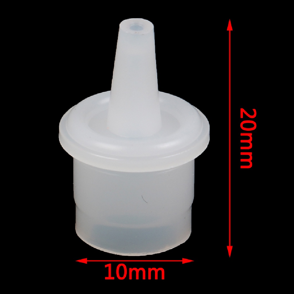 [BFID] 10pcs Lem Bulu Mata Pengganti Botol Mulut Kepala Nyaman Dipanjangkan Alat Lem [ID]