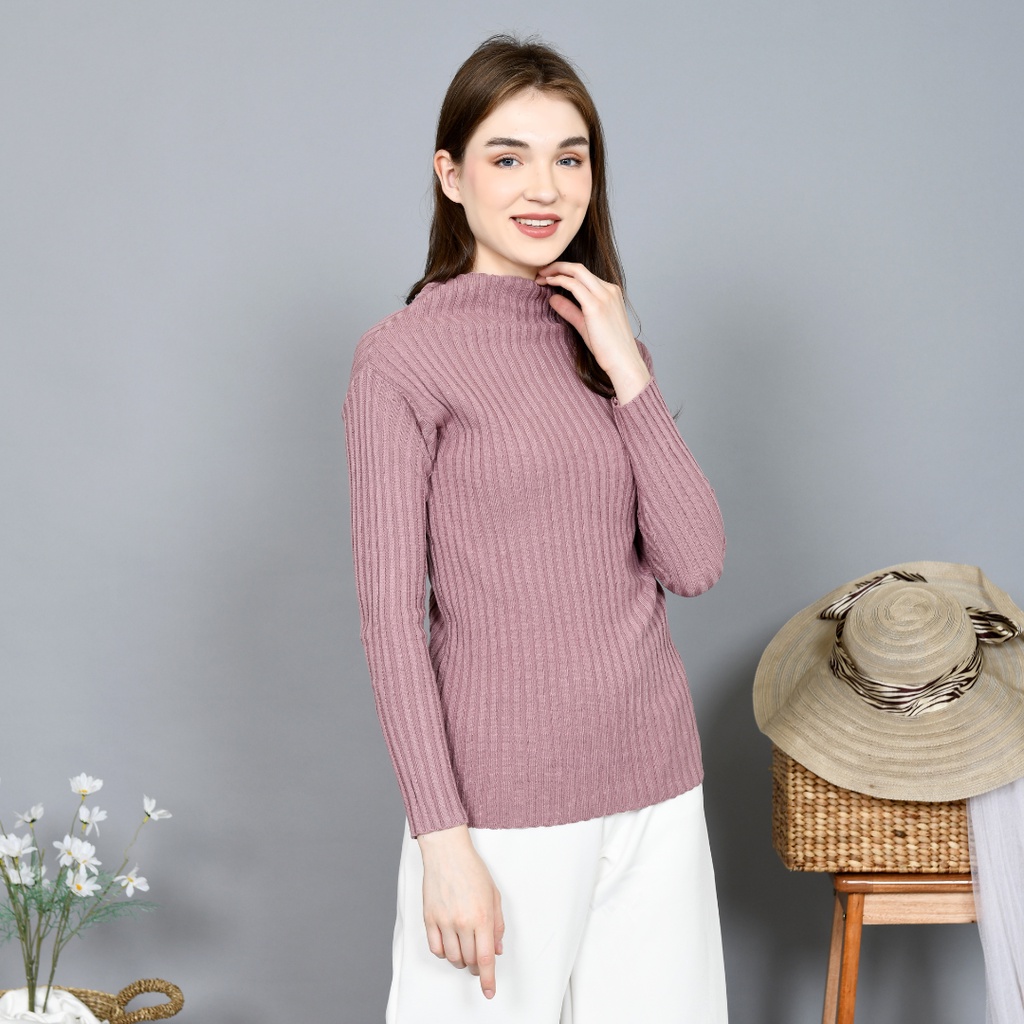 Inner Rajut Aisha Hijab Baju Dalaman Turtleneck Knit Manset DAISY SALUR TURTLENECK / DAISY SALUR SWEATER