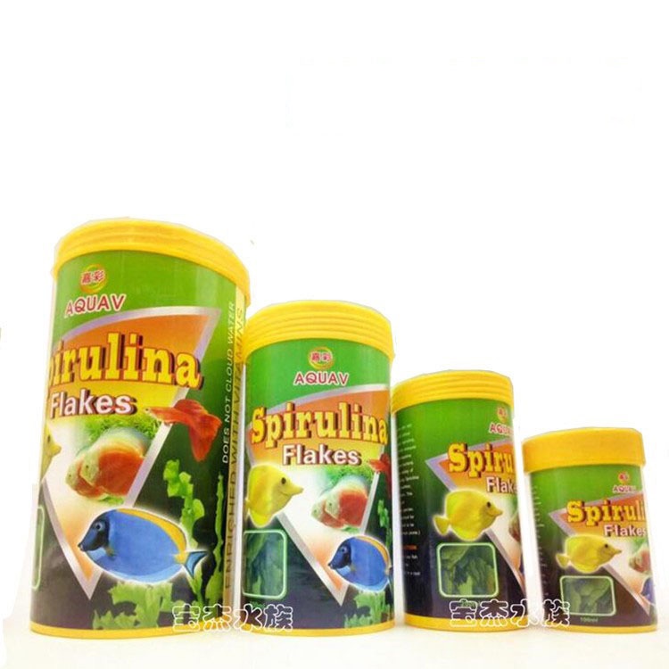 250ml Spirulina flake Pakan Pelet Makanan Ikan AQUAV