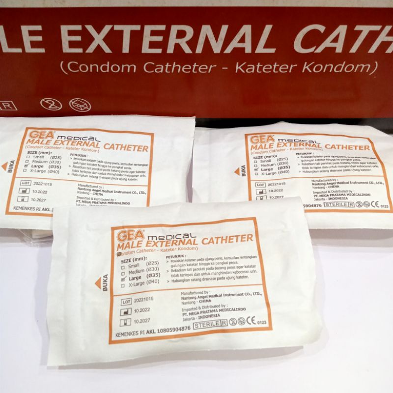 Kondom catheter Gea Perbox isi 50 pcs