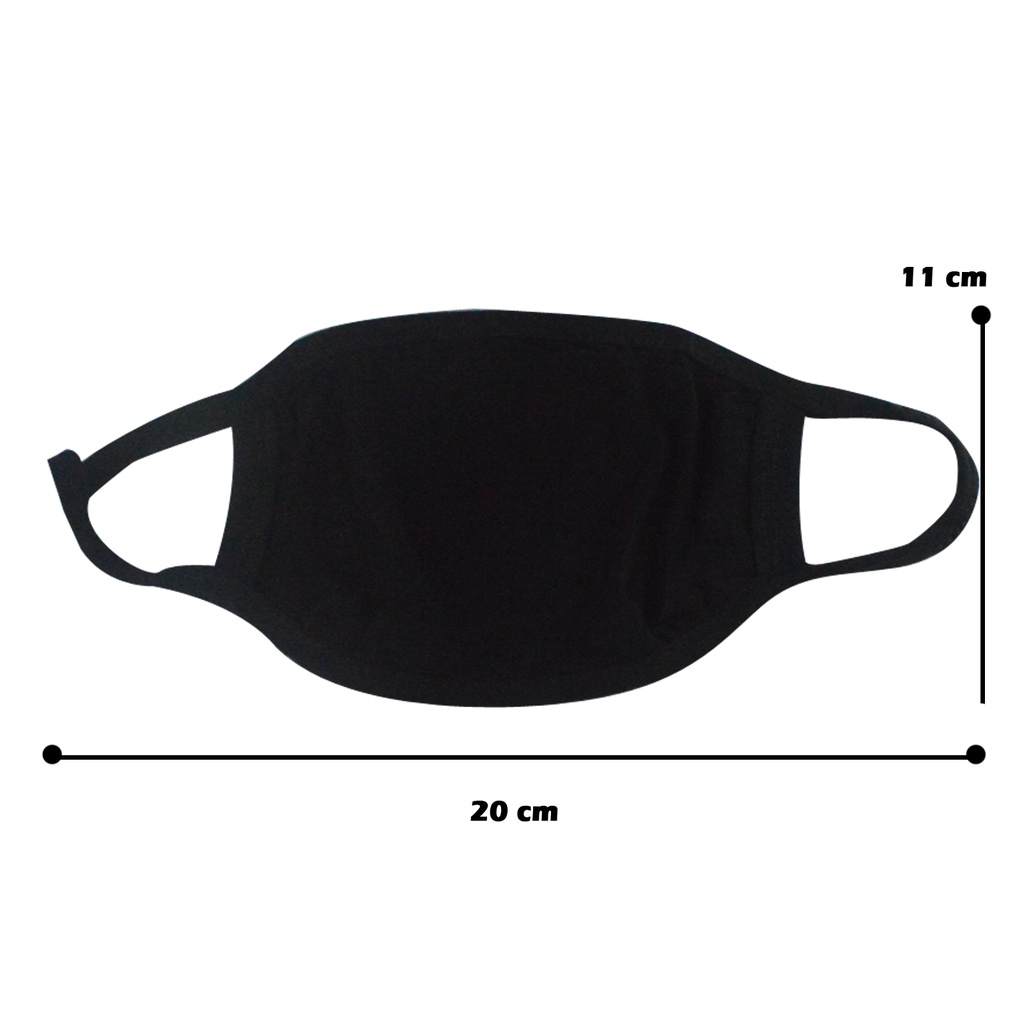 OPPOLIA Masker Scuba Plisket Washabel Motif Hijab Anak Karet Bahan Silikon