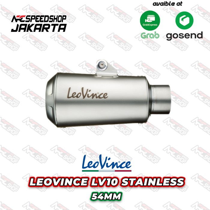 Knalpot Leovince Lv 10 Stainless Slincer Knalpot Only Universal #Original