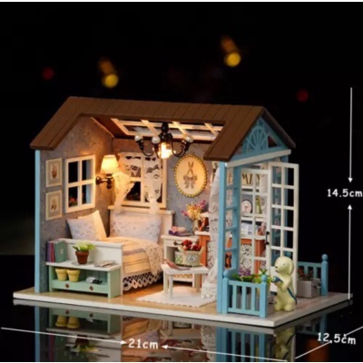 

Unik Miniatur rumah / dollhouse miniature / doll house miniatur / DIY craft Limited