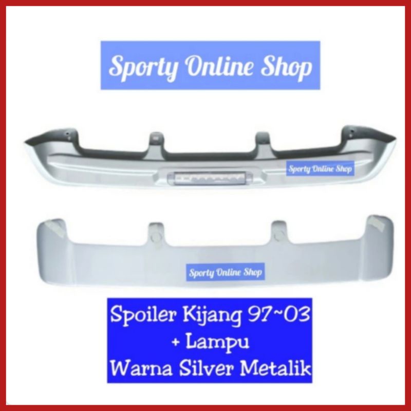 Spoiler Sayap Mobil Kijang 1997-2003 + Lampu Rem