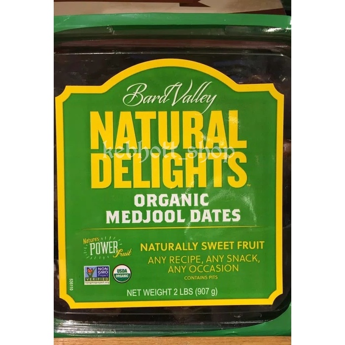 

NATURAL DELIGHTS ORGANIC MEDJOOL DATES 907GR KURMA MEDJOL ORGANIK USA