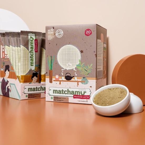 

➳ Matchamu Hojicha Latte Box of 20 ✽