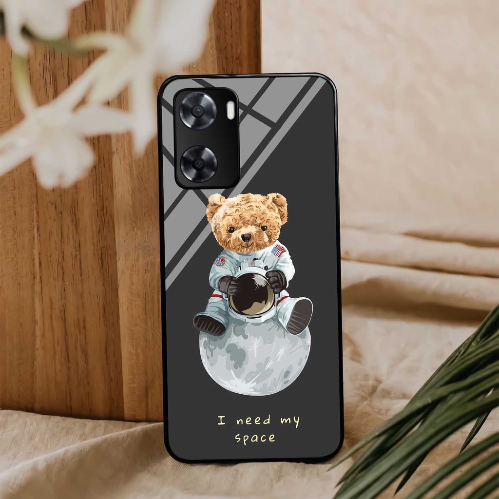 (SV83) Case Kilau Oppo  A57 2022 New | Casing Hp Oppo | Pelindung Smartphone | Motif Bear Seven Case