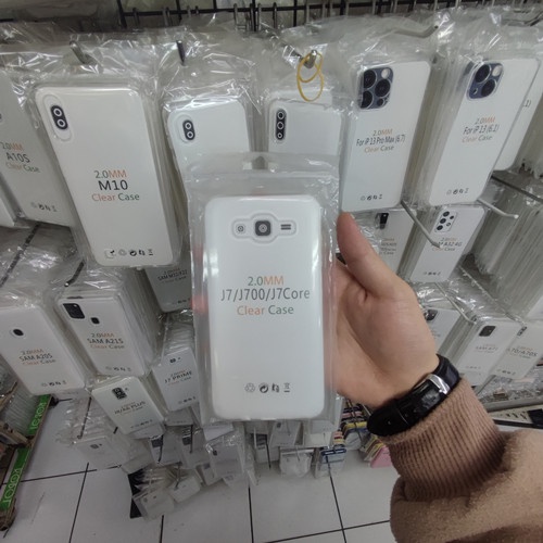 TEBAL!! Softcase SIMPLE Bening TPU Samsung A2 Core J2Core J6 J6+ J4 J4+ J8 A6+ J7-Prime J7 J7Core J2-Prime Silicone Clear Heavy Case Soft Thick HD Casing Glossy Sekali Murah Tapi Bagus CAMERA Putih Transparant Transparent Kondom Karet Plastik Max Plus