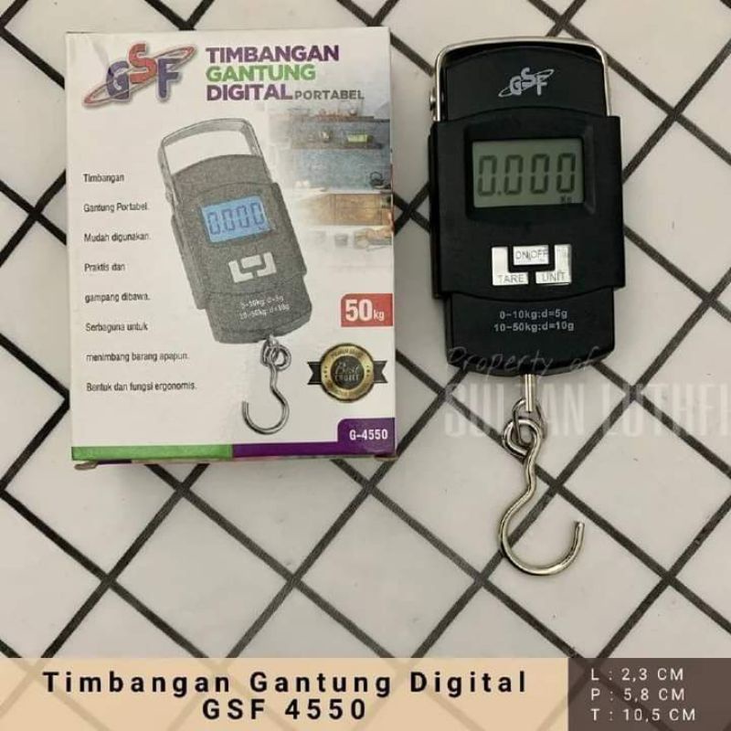 Timbangan gantung digital GSF 4550