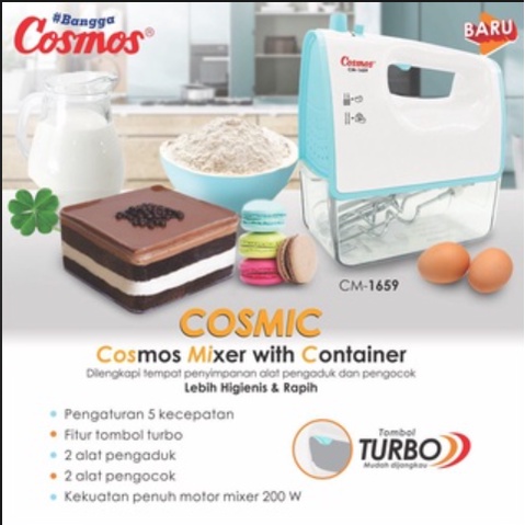 COSMOS MIXER CM1659 / CM 1659 / CM-1659 (HAND MIXER) GARANSI RESMI