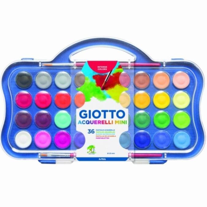 

Giotto Watercolor / Cat Air Set Mini 36 Warna 23mm