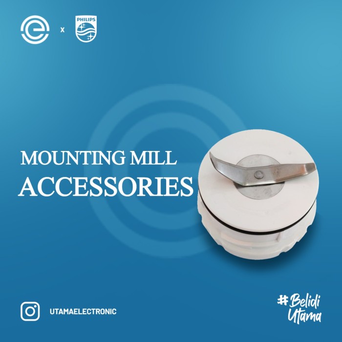 [Pisau Dapur] Philips Aksesoris Pisau Blender Bumbu (Khusus Hr2115/6) [Knife]