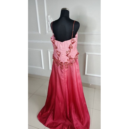 (GRATIS ONGKIR) GAUN RUBY PREMIUM 1/GAUN PESTA PRELOVED/GAUN PESTA BEKAS/GAUN EVENING/GAUN MOM SECON