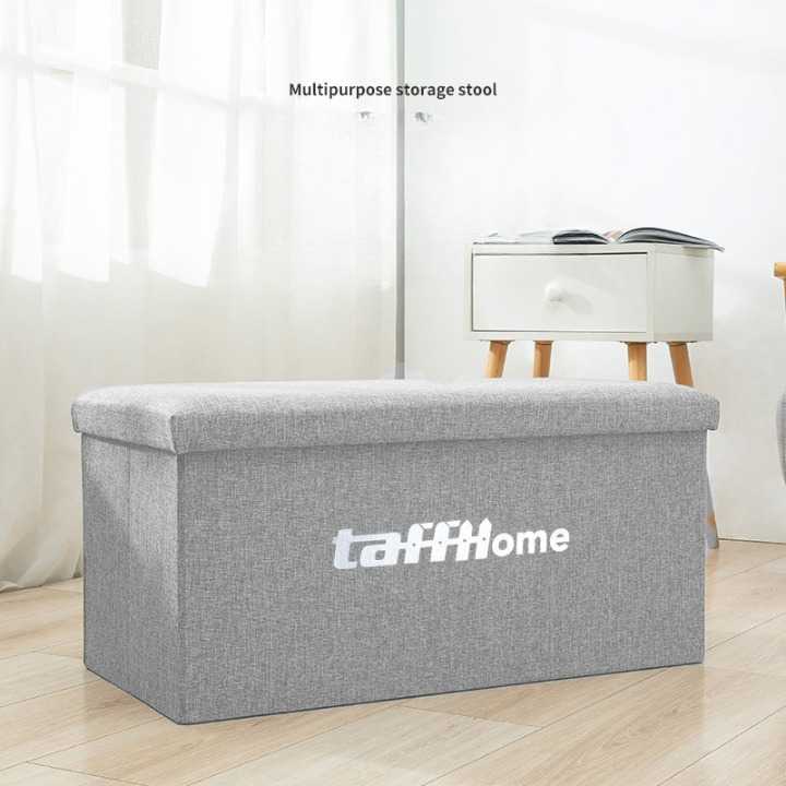 Sofa Kursi Duduk Storage Box Kotak Tempat Penyimpanan Barang Foldable  Minimalis Storage - L1705