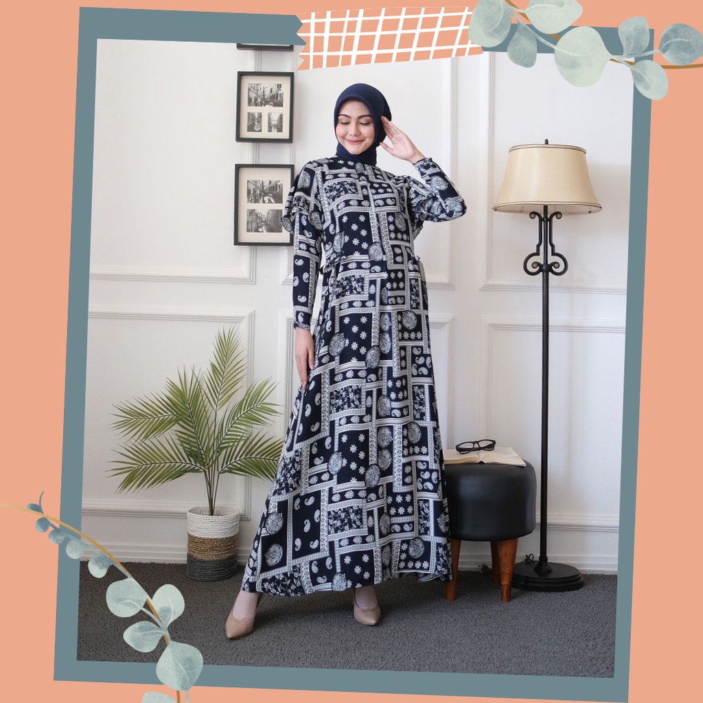 Gamis Rinjani - Dress Muslim - Dress Busui - Gamis Seragam - Bukan Gamis Nibras - Gamis Terbaru 2023