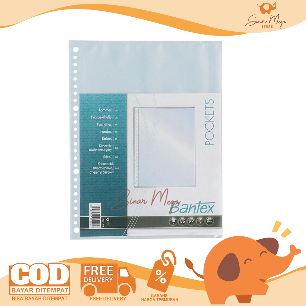 

Bantex Pocket B5 2001 08 10 Sheet Lembar PP Murah