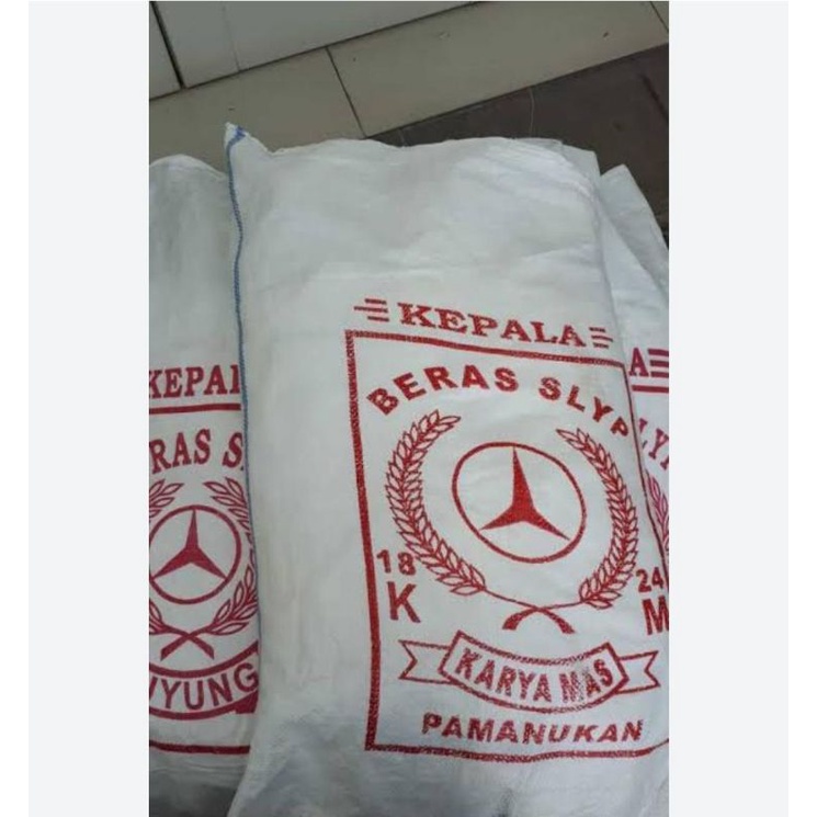 Karung Beras Plastik 50kg Bekas