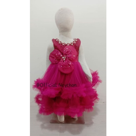 dress bayi paula gaun pesta anak by neychan request order