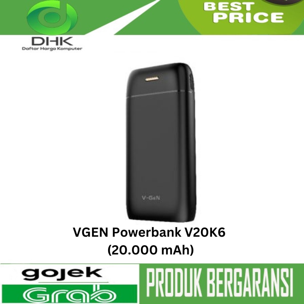 Powerbank Vgen V20K6 (20.000 mAh)