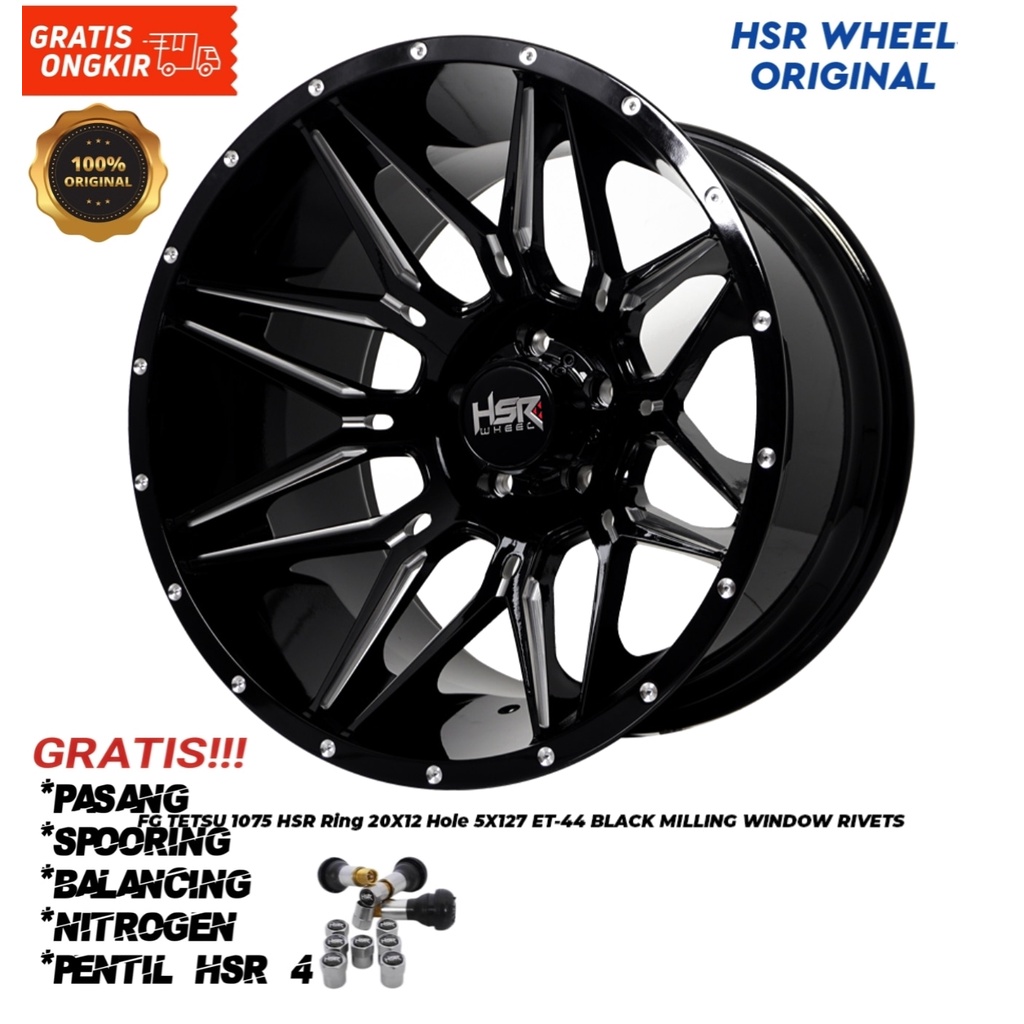 Velg Mobil Hsr Wheel Jeep Grand Cherokee, JK, Rubicon, Sahara, Wrangler Ring 20
