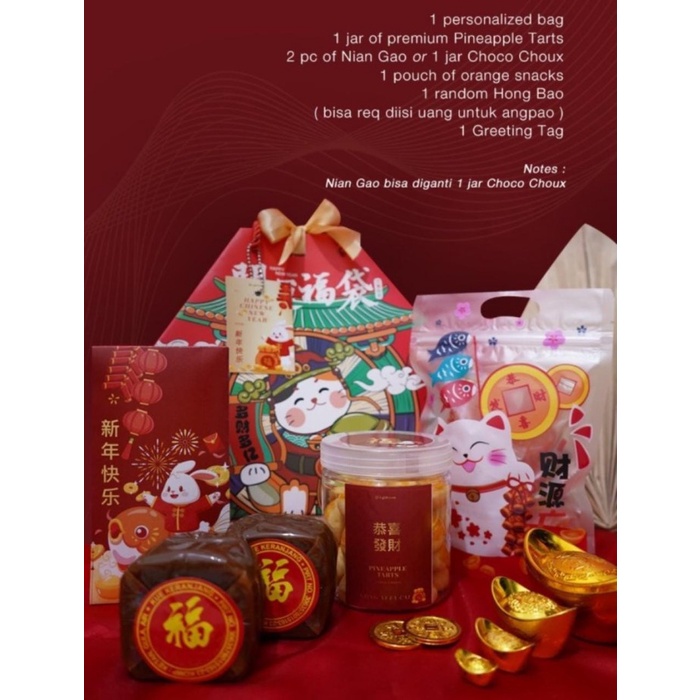 

Hampers CNY Imlek / Hampers Lunar / Parcel Imlek Free Kartu Ucapan