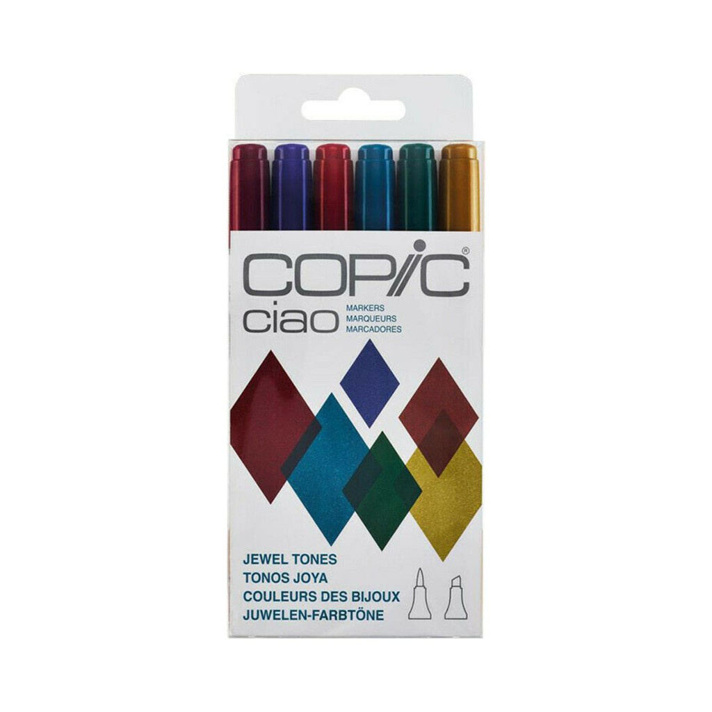 Copic Ciao Marker 6 Color Jewel Set CCM/6JL