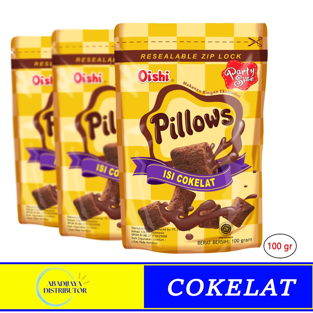 

Oishi Pillows Cokelat Kemasan Pouch 100gr