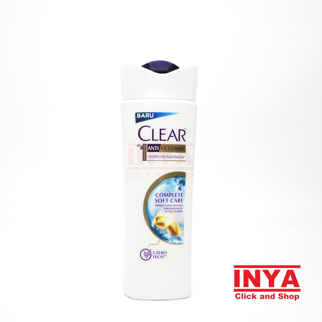 CLEAR ANTI KETOMBE COMPLETE SOFT CARE SHAMPOO 160ml - Sampo Rambut