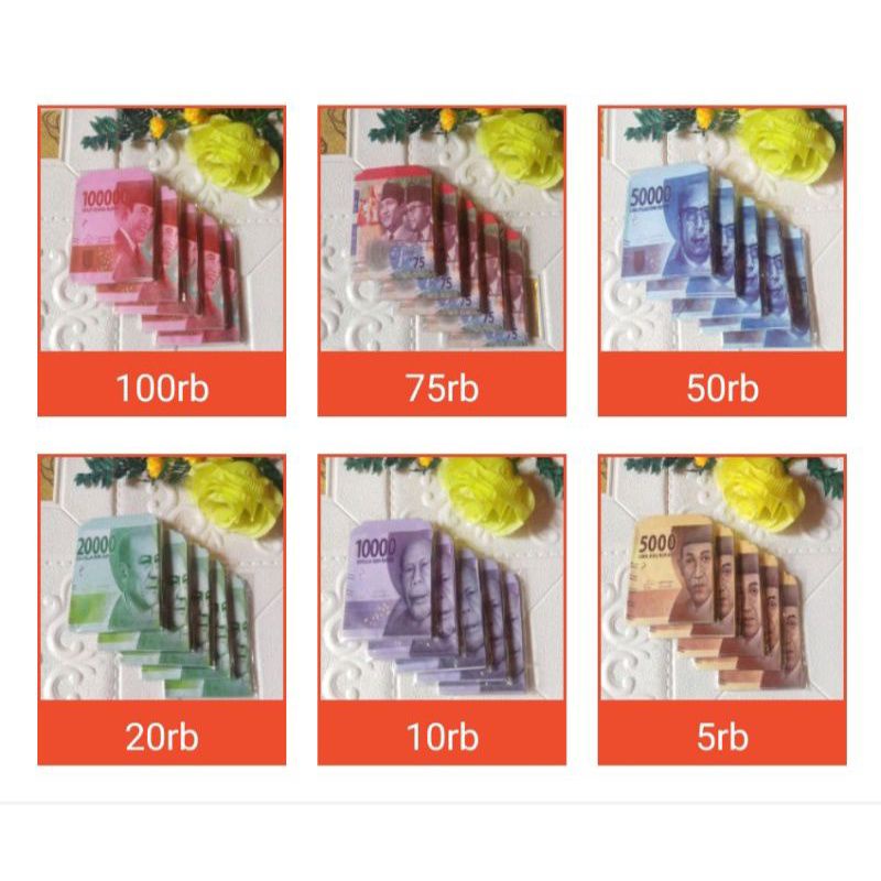 

amplop lebaran motif uang