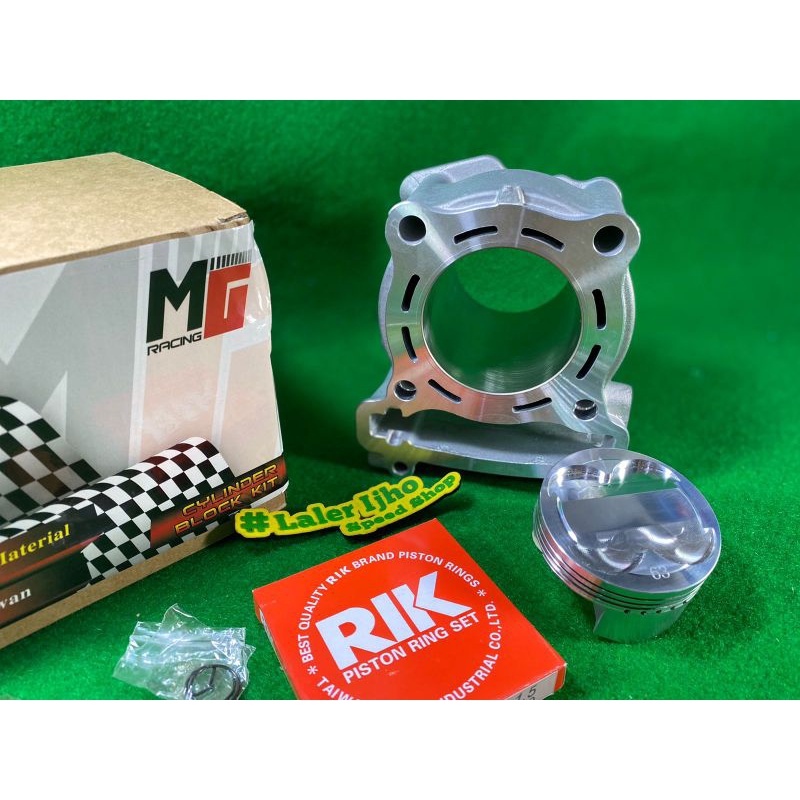 Blok ceramic mg racing 63 mm piston forged fjn 183 CC Jupiter MX Vixion MX king R15 old