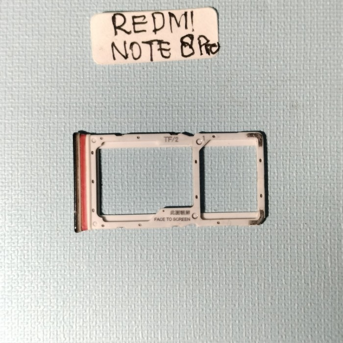 Simtray redmi note 8 pro original copotan