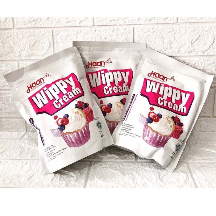 

Ready...Ready...Ready...] HAAN WIPPY CREAM (POUCH) 400GR