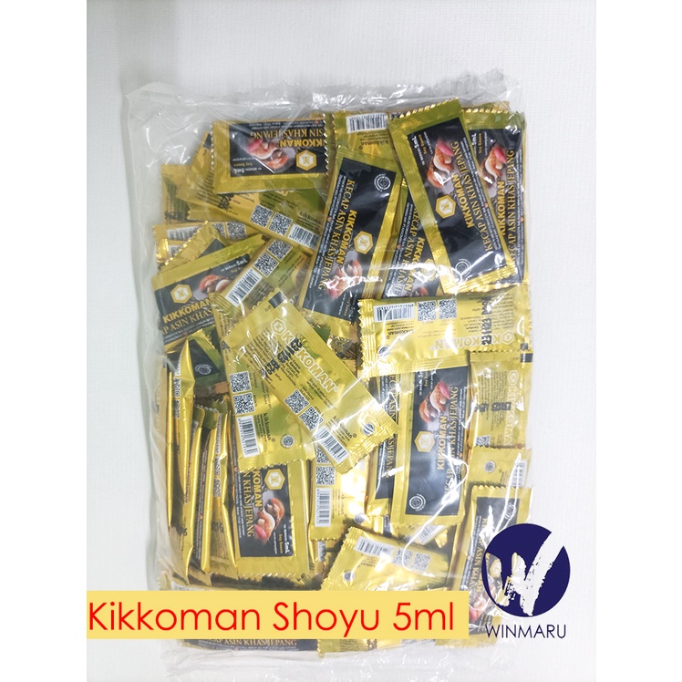 

Kikkoman Kecap Jepang - Soy Sauce Sachet 5ml isi 100 pcs