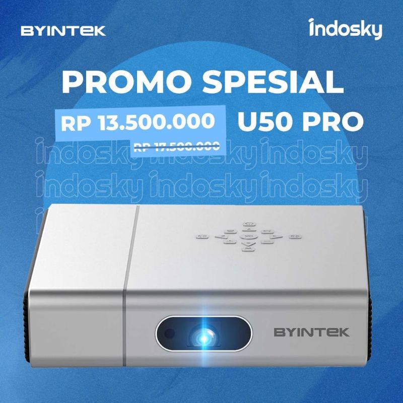 PROYEKTOR BYINTEK U50 PRO ORIGINAL FULL HD