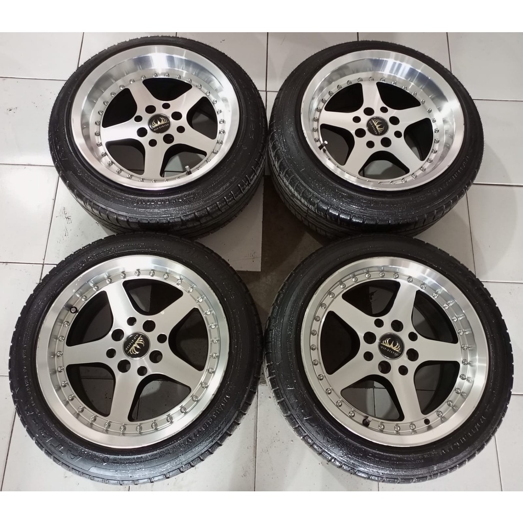 VELG MOBIL SECOND EQUIP RING 15 LEBAR 7/8,5 PCD 8X100/114,3 + BAN 175 55 R15