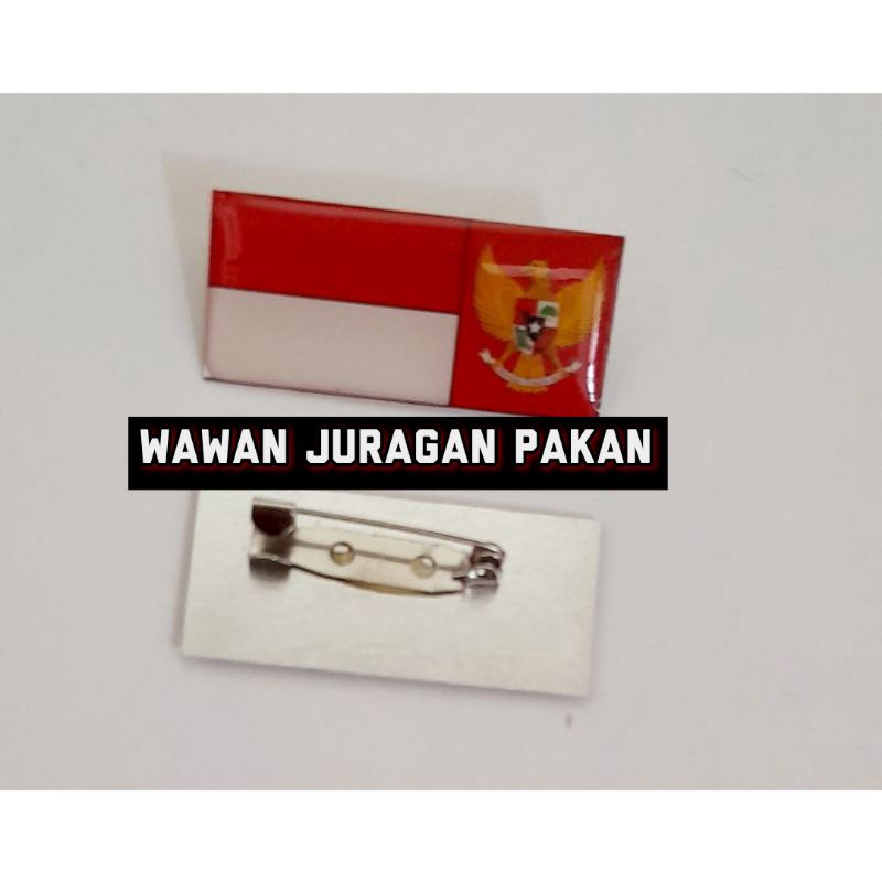PIN GARUDA MERAH PUTIH BACKGROUND MERAH