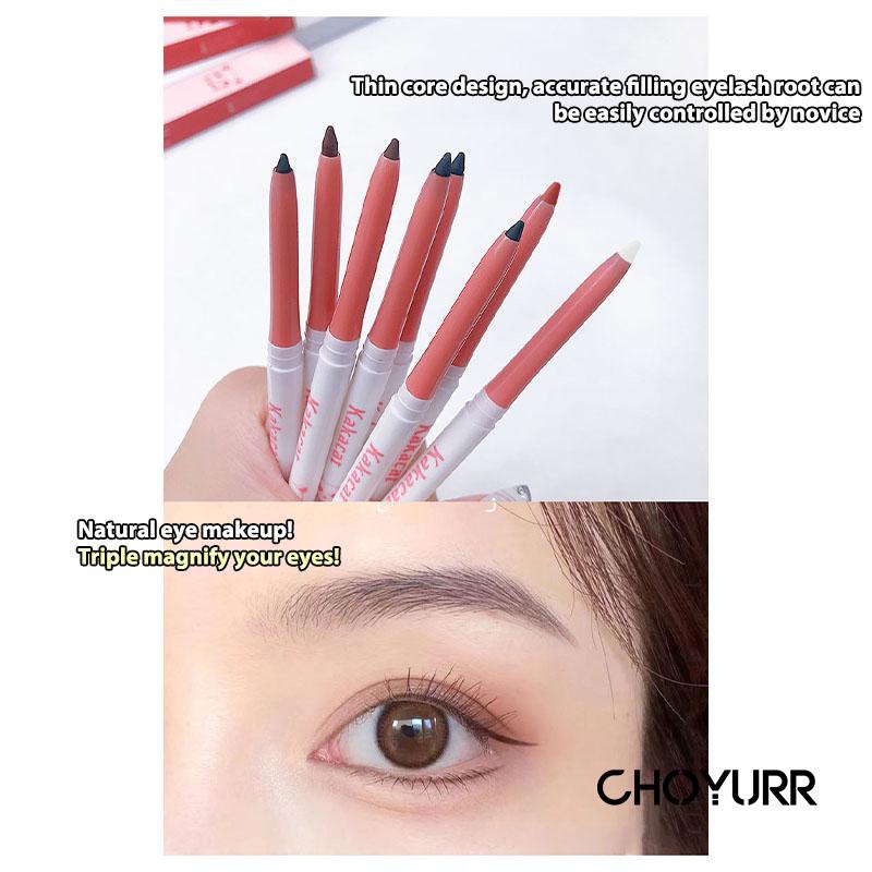 【COD】Eyeliner Waterproof Mata Pink White Twisted  Tahan Air Simple Eyeliner Long-lasting Anti Smudge Murah-CH