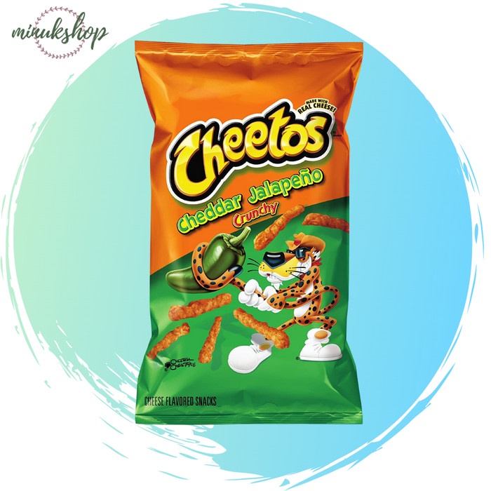 

Cheetos Chedar Jalapeno Crunchy Snack Makanan 240gram