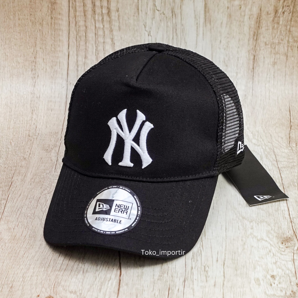 Topi NY MLB Trucker Topi Baseball Pria Import Mirror Ori