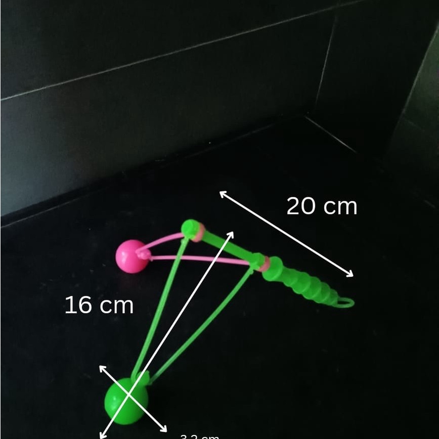 Mainan Jadul LATTO STICK / tok tok / etek lato warna cerah Anti gaga